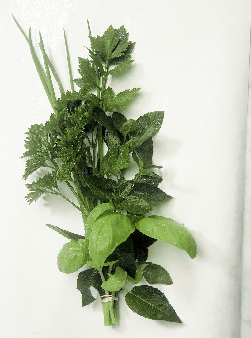 Small bouquet of herbs