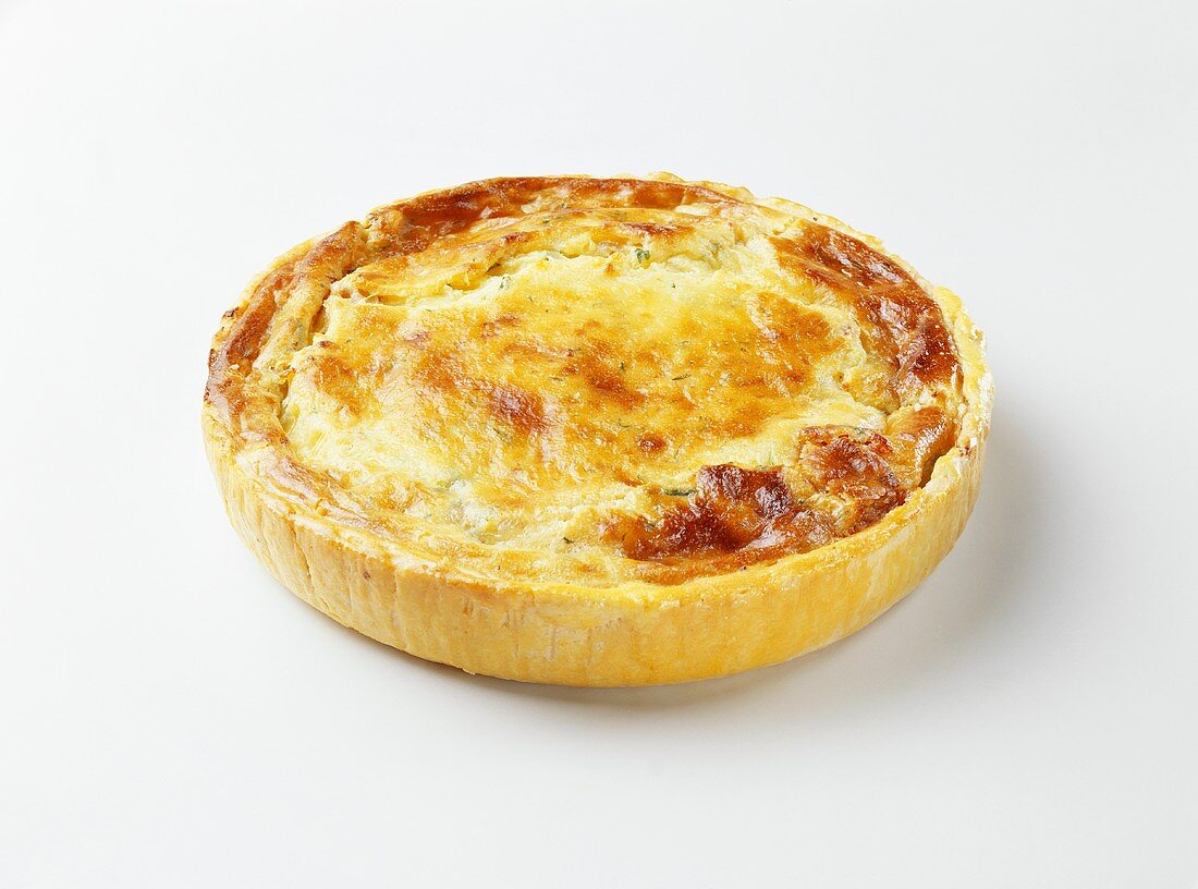 Cheese quiche with herbs