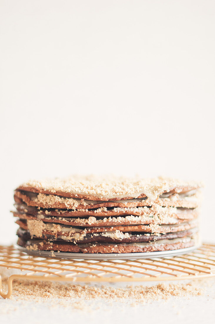 Honey rustic cake