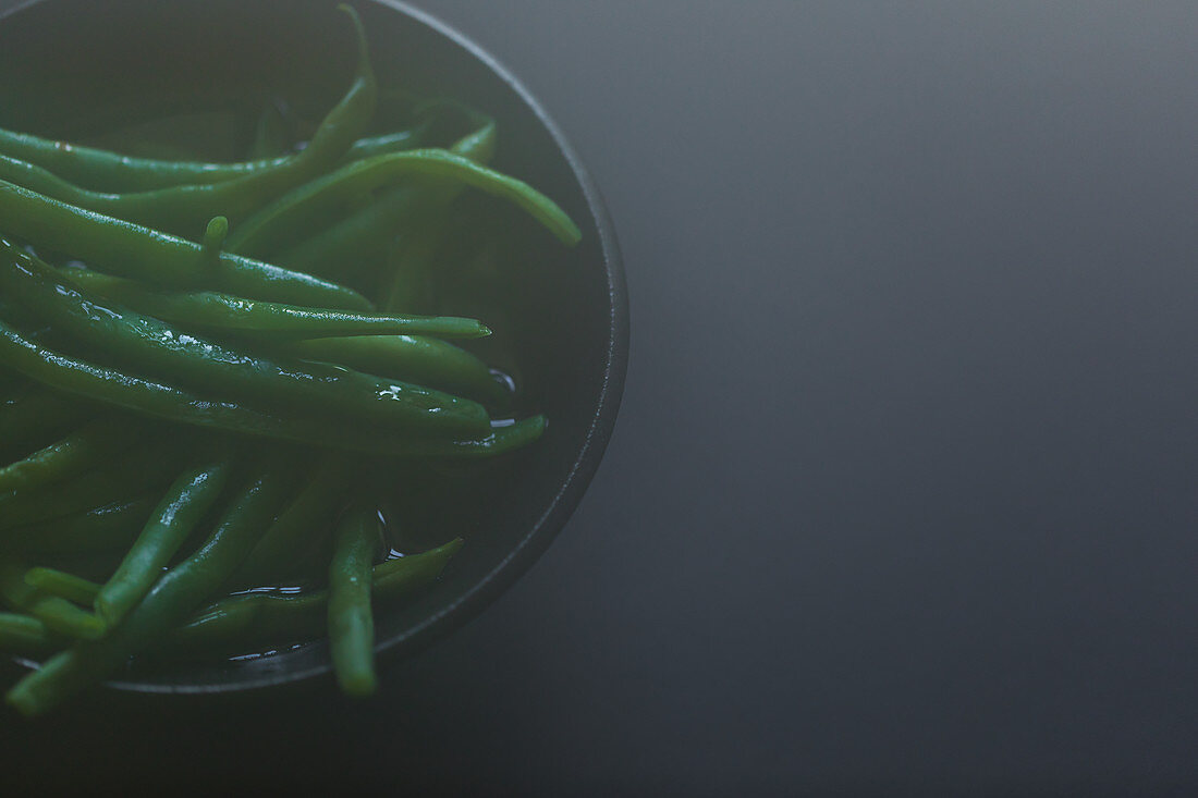 Cooked green beans