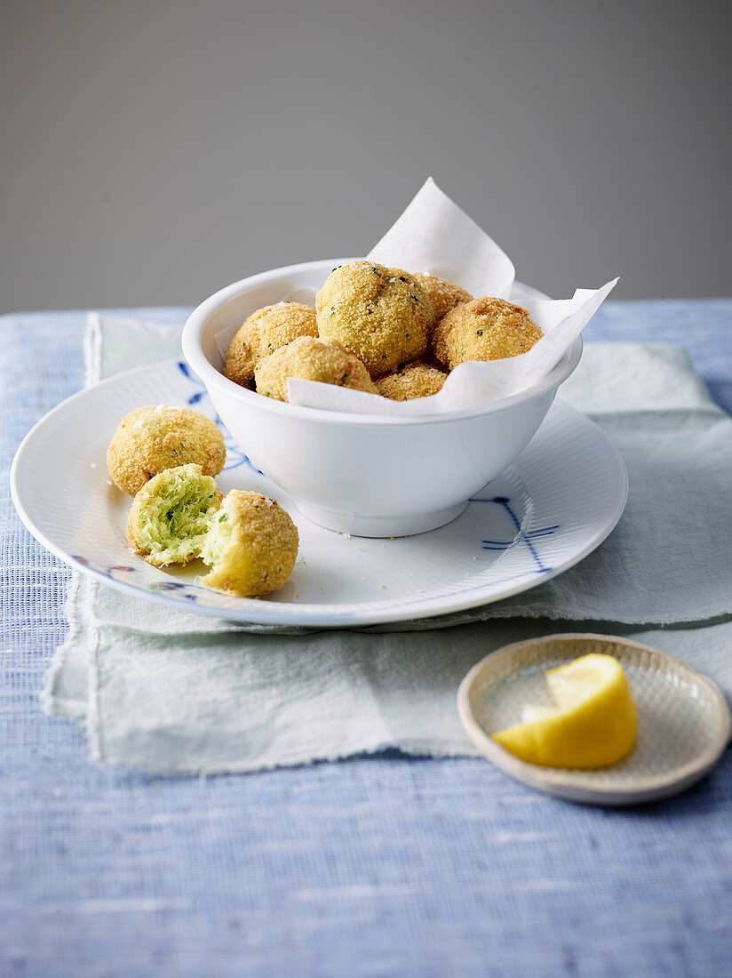 Polpette di baccalà (Stockfischbällchen, Italien)