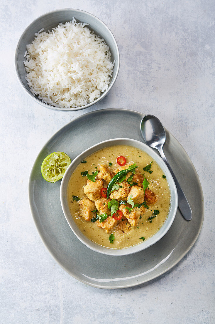 Tempeh Thai Vegan coconut curry