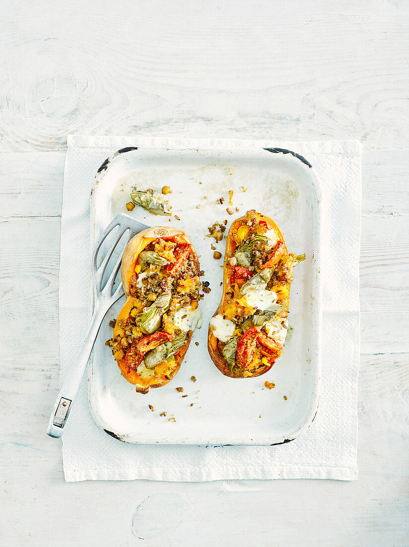 Summery stuffed squash