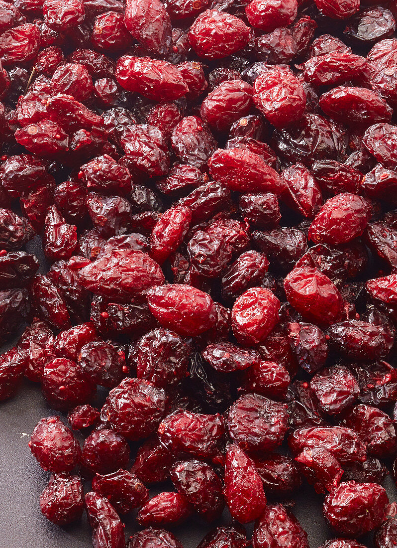 Getrocknete Cranberries (bildfüllend)