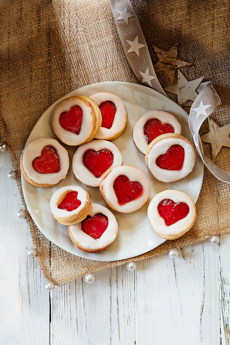 Heart biscuits