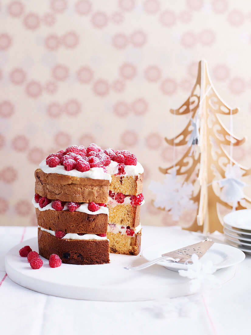 Panettone with Mascarpone and Berries