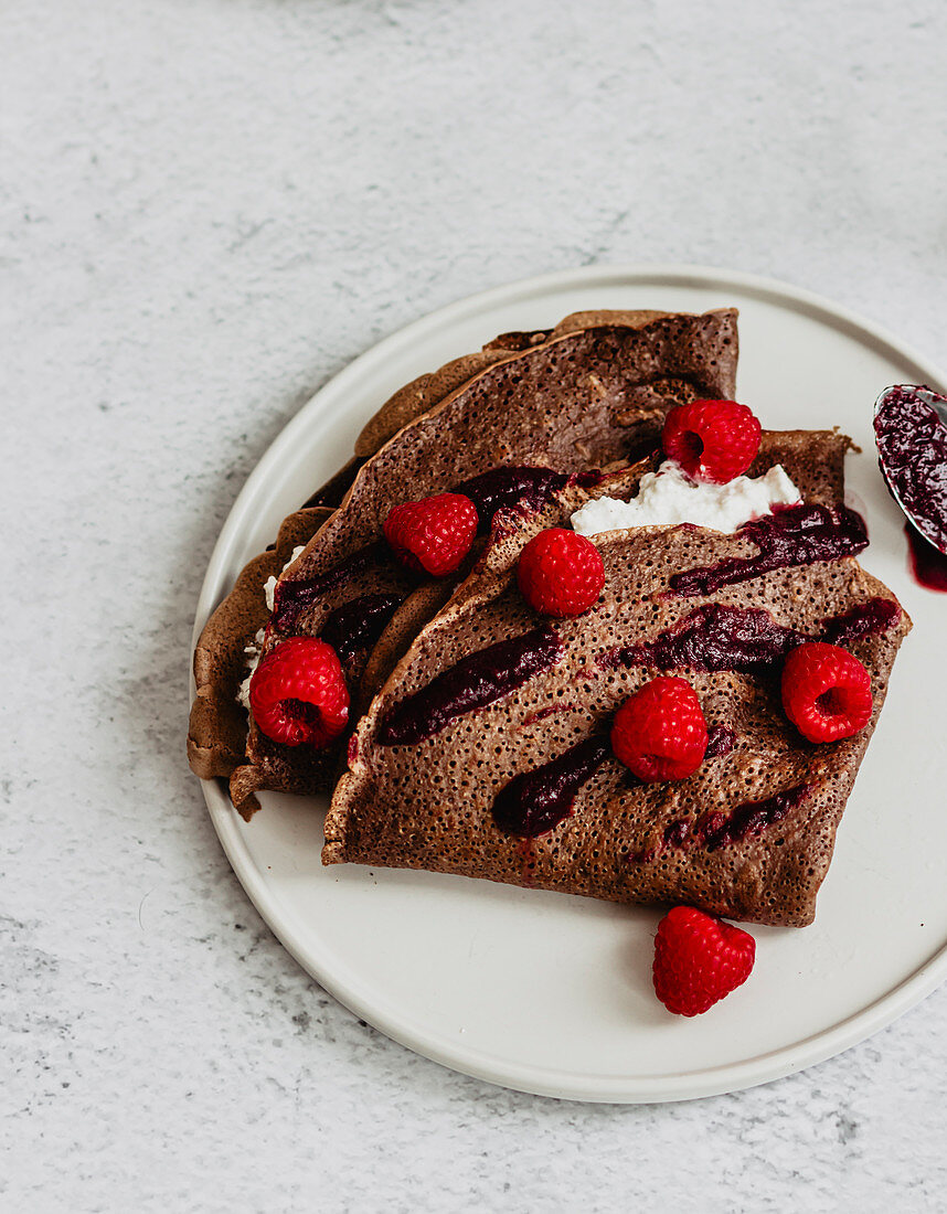 Cacao crepes