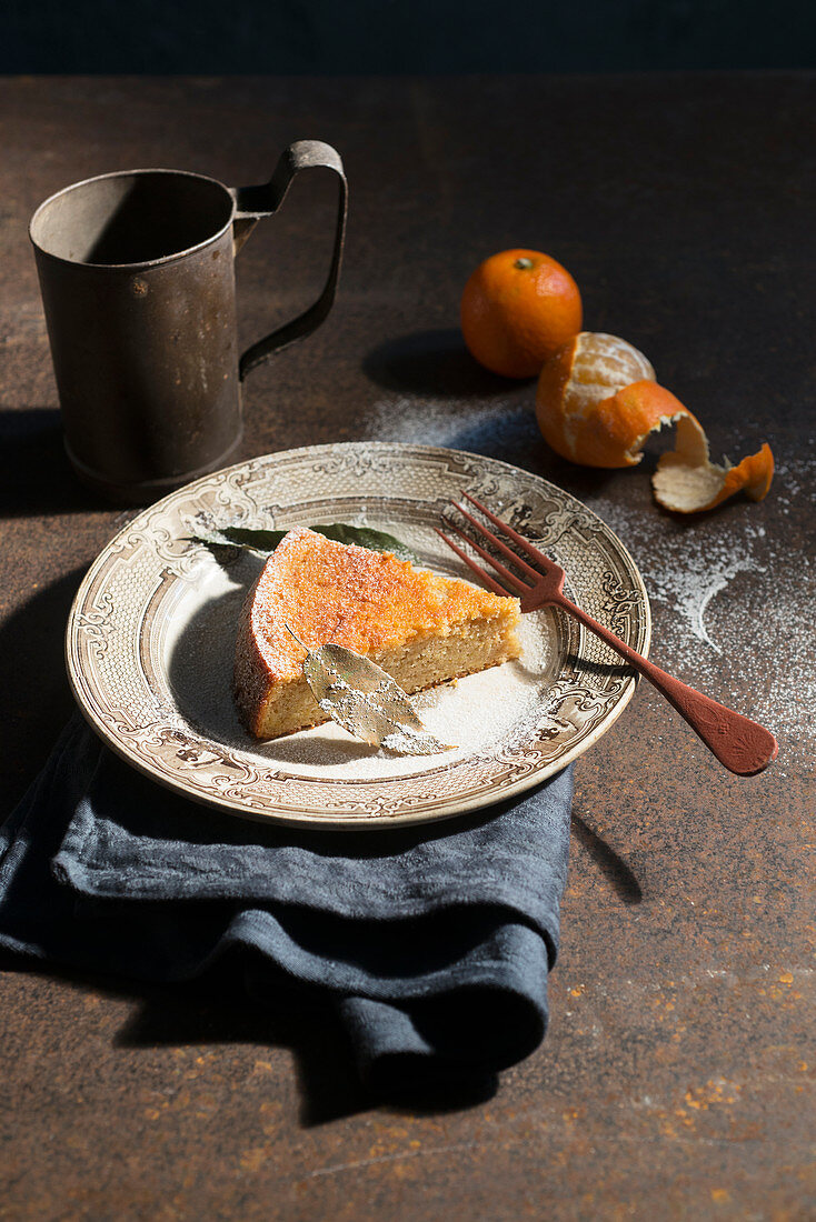 Clementinen-Kastanienkuchen