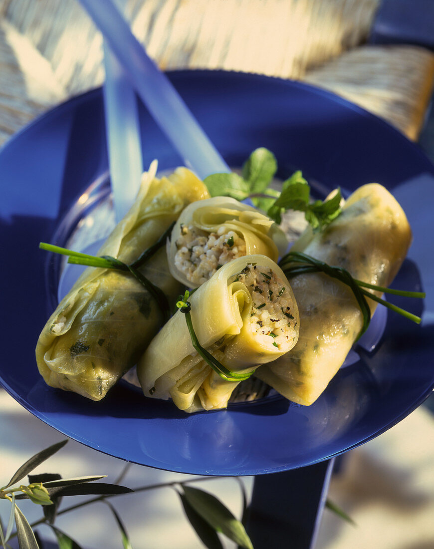 Greek vegetables rolls