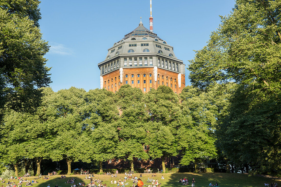 Schanzenturm im Schanzenviertel, Hamburg, Deutschland