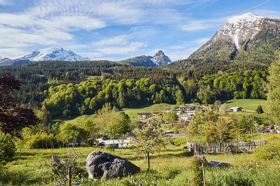 A view of the Alps near Berchtesgaden, Bavaria, Germany