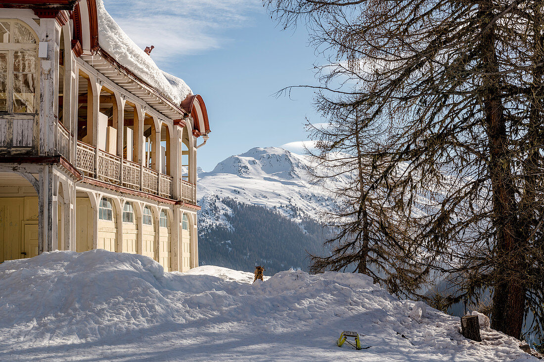Switzerland, Grisons, Davos: Hotel Schatzalp