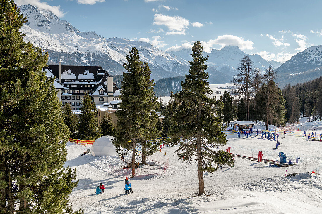 Luxushotel Suvretta House, St. Moritz, Engadin, Schweiz