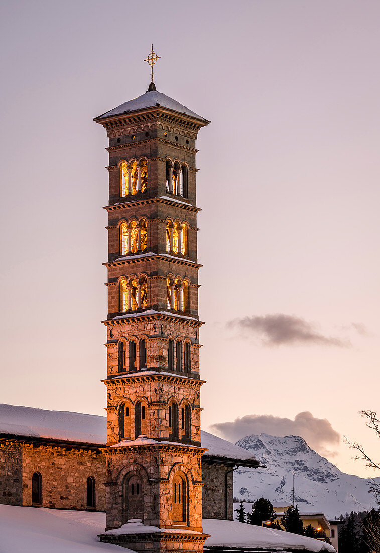 Switzerland, Engadin, St.Moritz: Church St. Karl Borromäus
