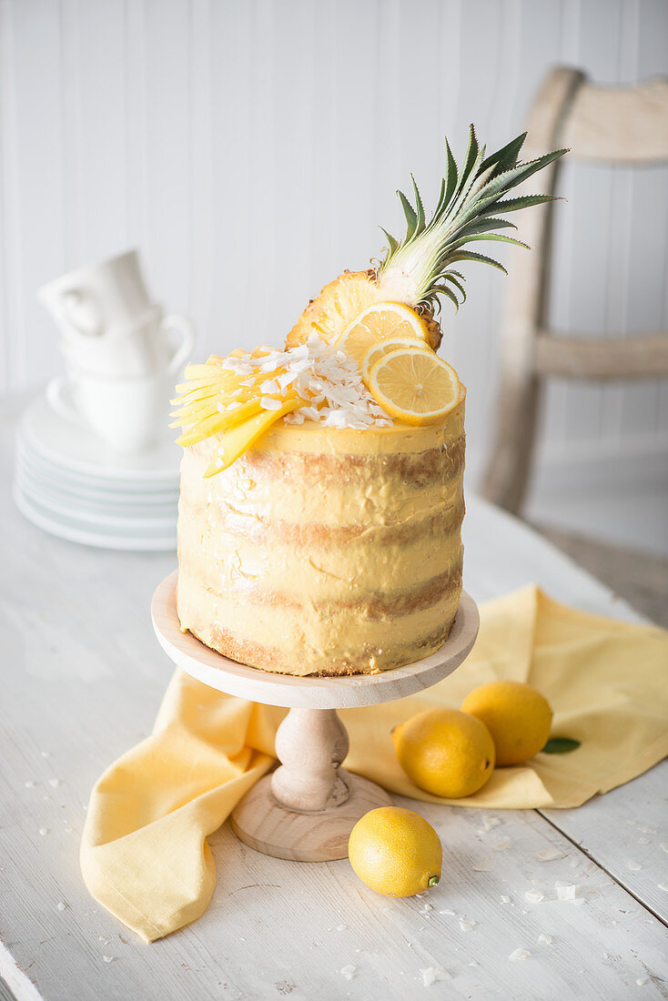 Mango Chiffon Cake - Teak & Thyme