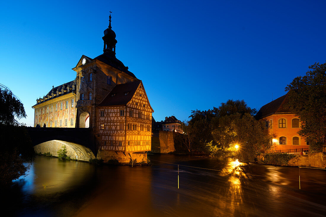 Das Alte Rathaus von Bamberg, Bayern, Deutschland