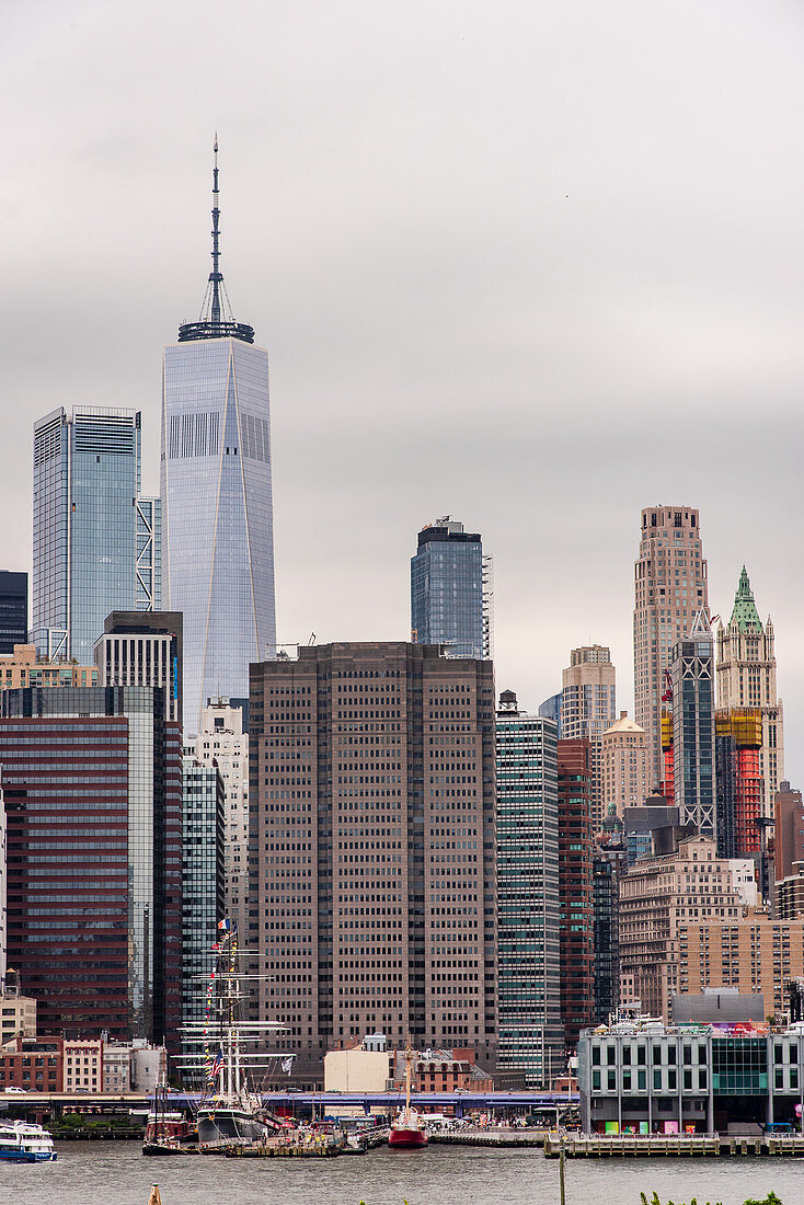 Blick auf Manhattan, New York City, USA