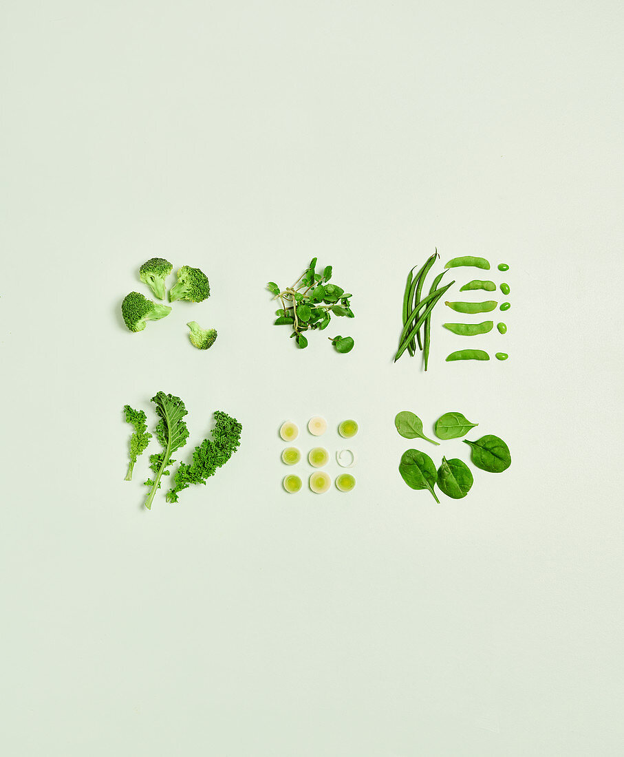 Healthy green vegetables