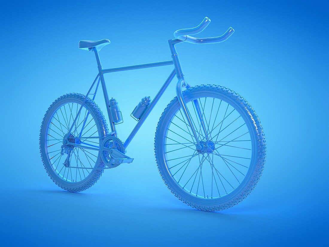 Mountain bike, illustration