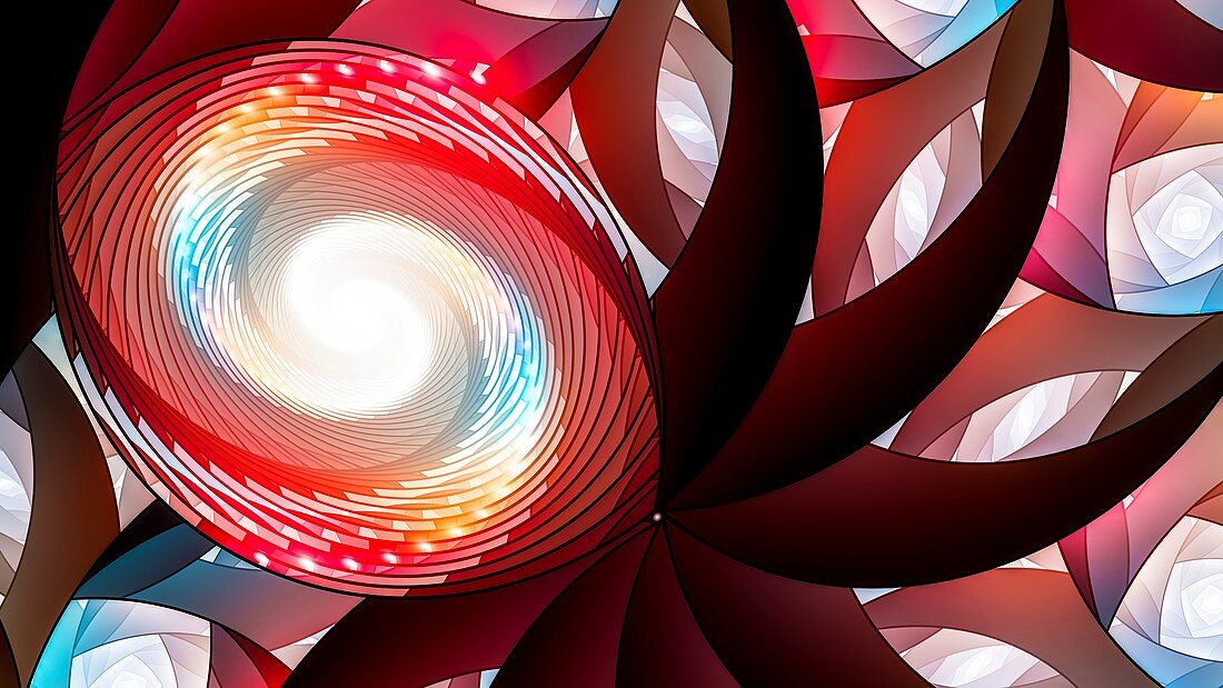 Spiral, abstract illustration