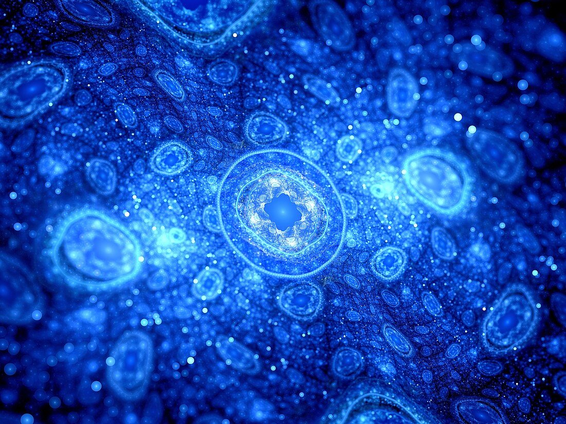 Cells, abstract fractal illustration