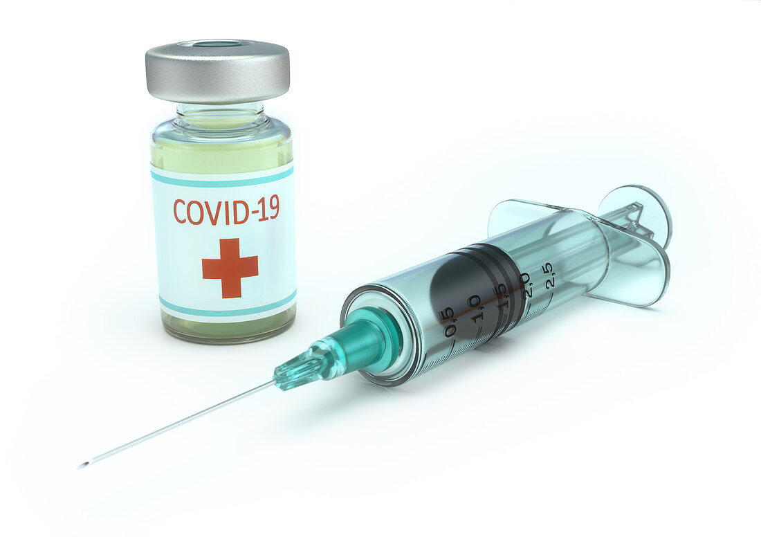 Covid-19 medicine, conceptual image