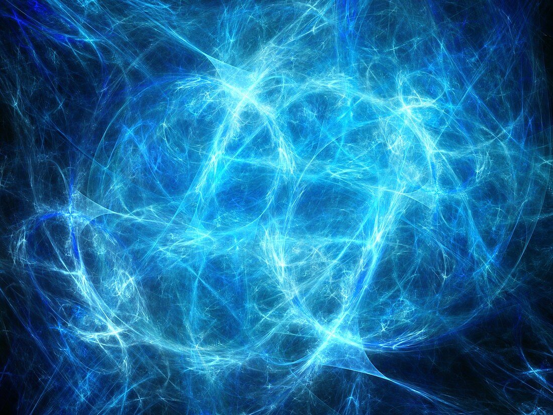 High energy plasma field, abstract illustration