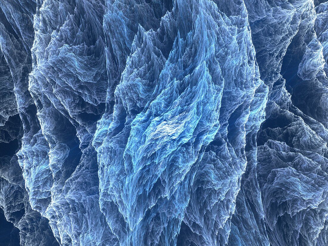 Microscopic world, abstract illustration