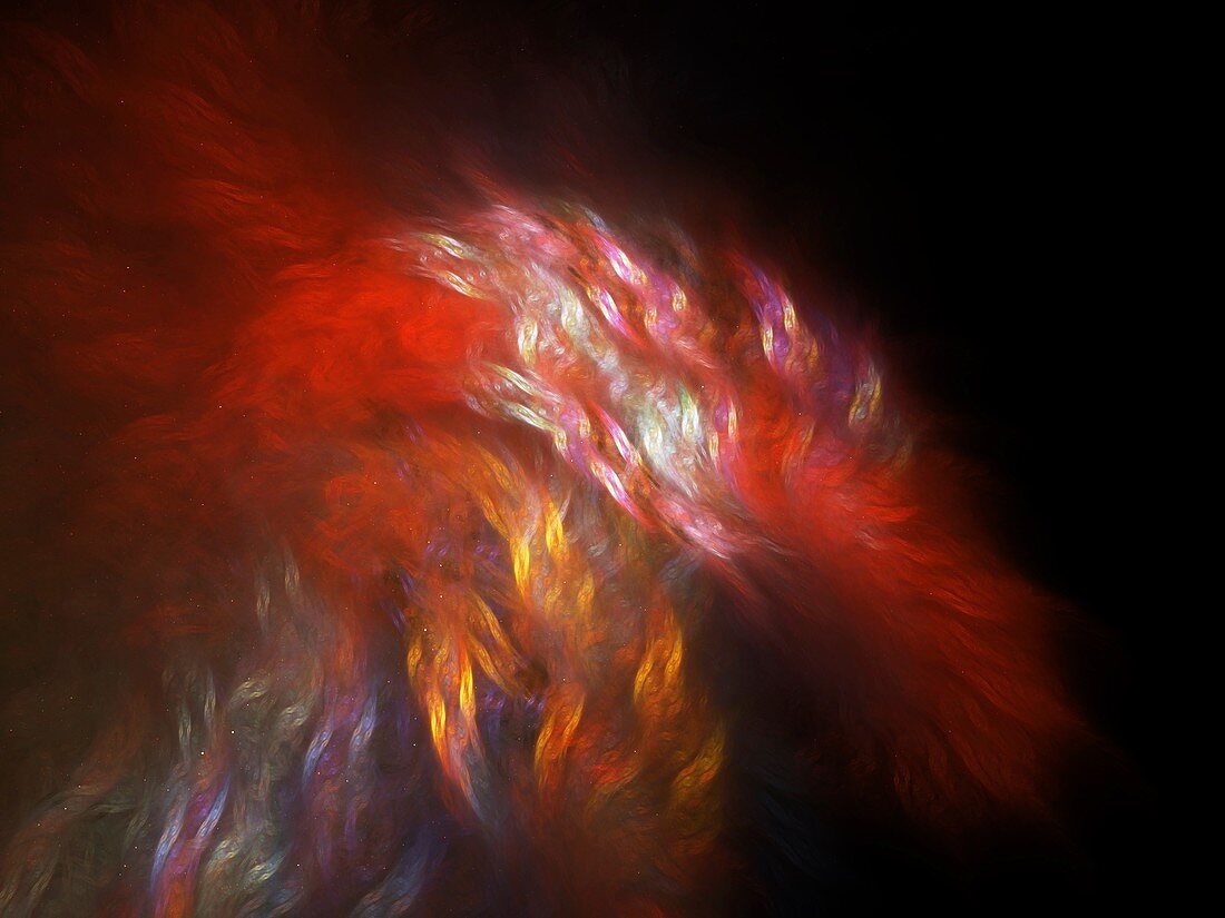 Nebula, abstract illustration