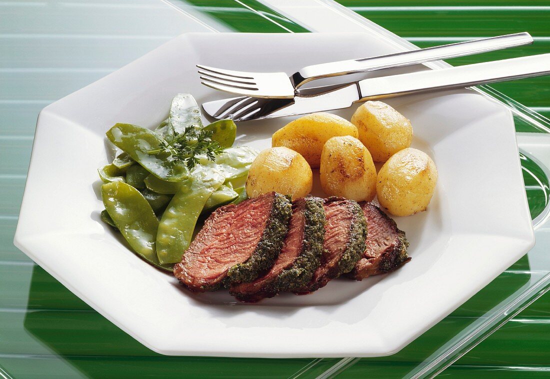 Chateaubriand with Herb Crust