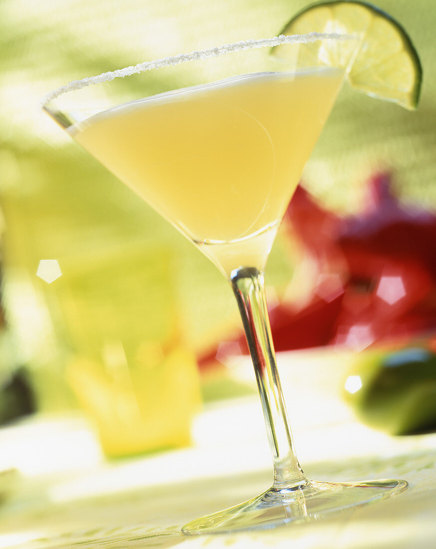 Cocktail mit Limette