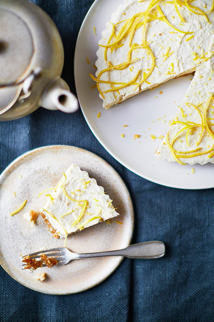Raw lemon cheesecake (vegan)