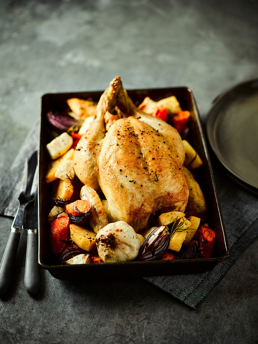 Roast chicken