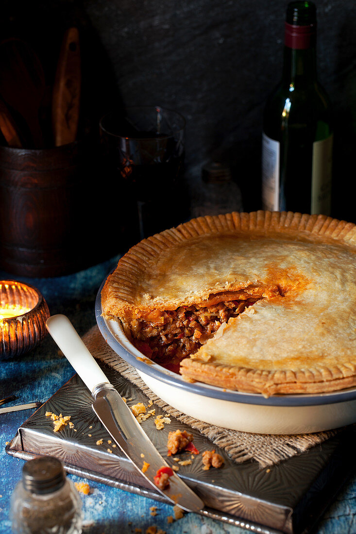 Minced Meat Pie with Shortcrust pastry