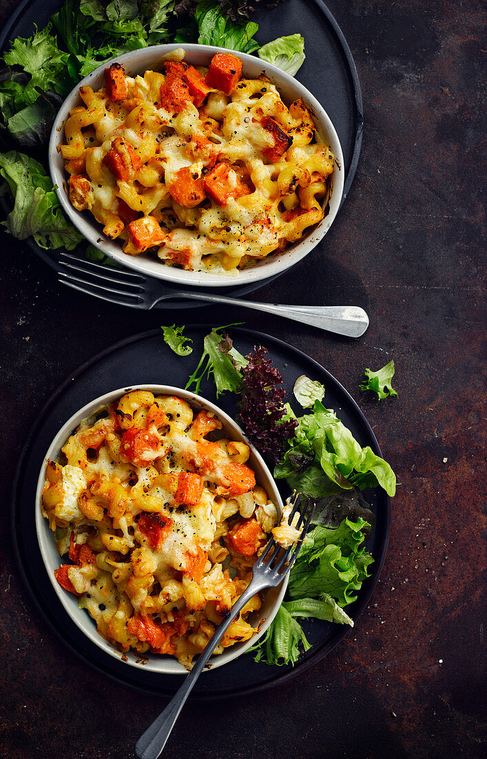 Maccheroni And Cheese mit Butternusskürbis