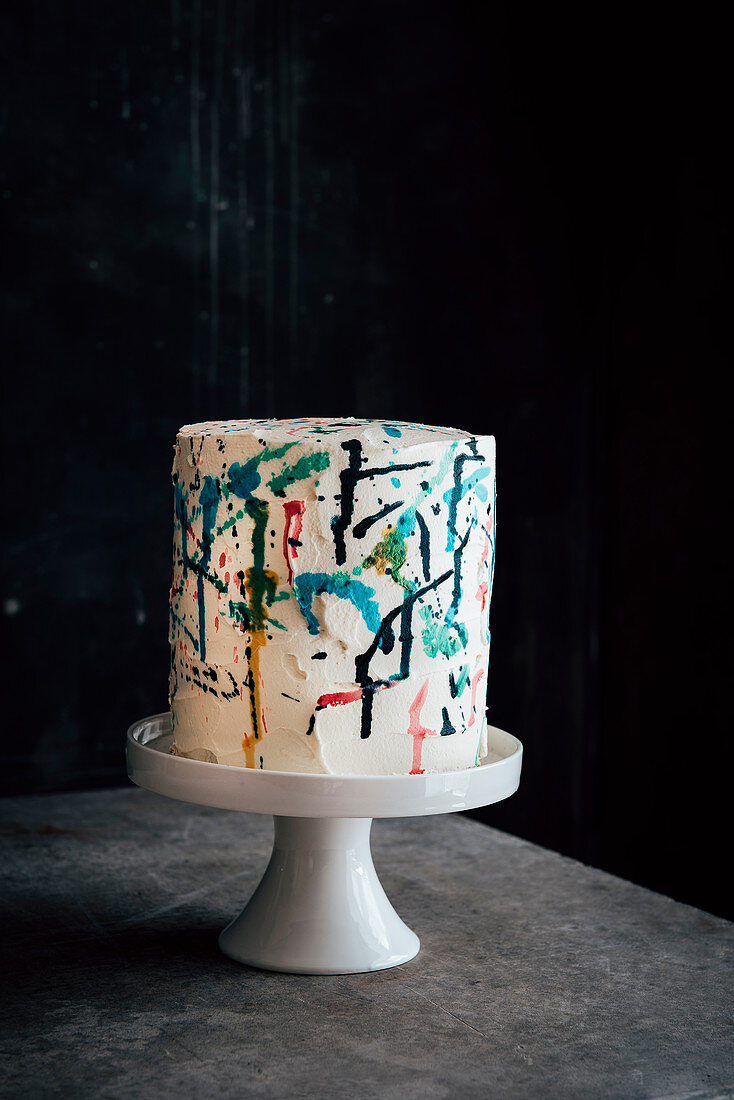 Abstractly Decorated Layer Cake