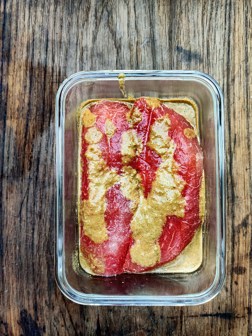 Marinated watermelon for grilling