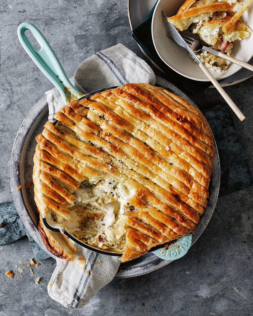 Super-fast fish pie