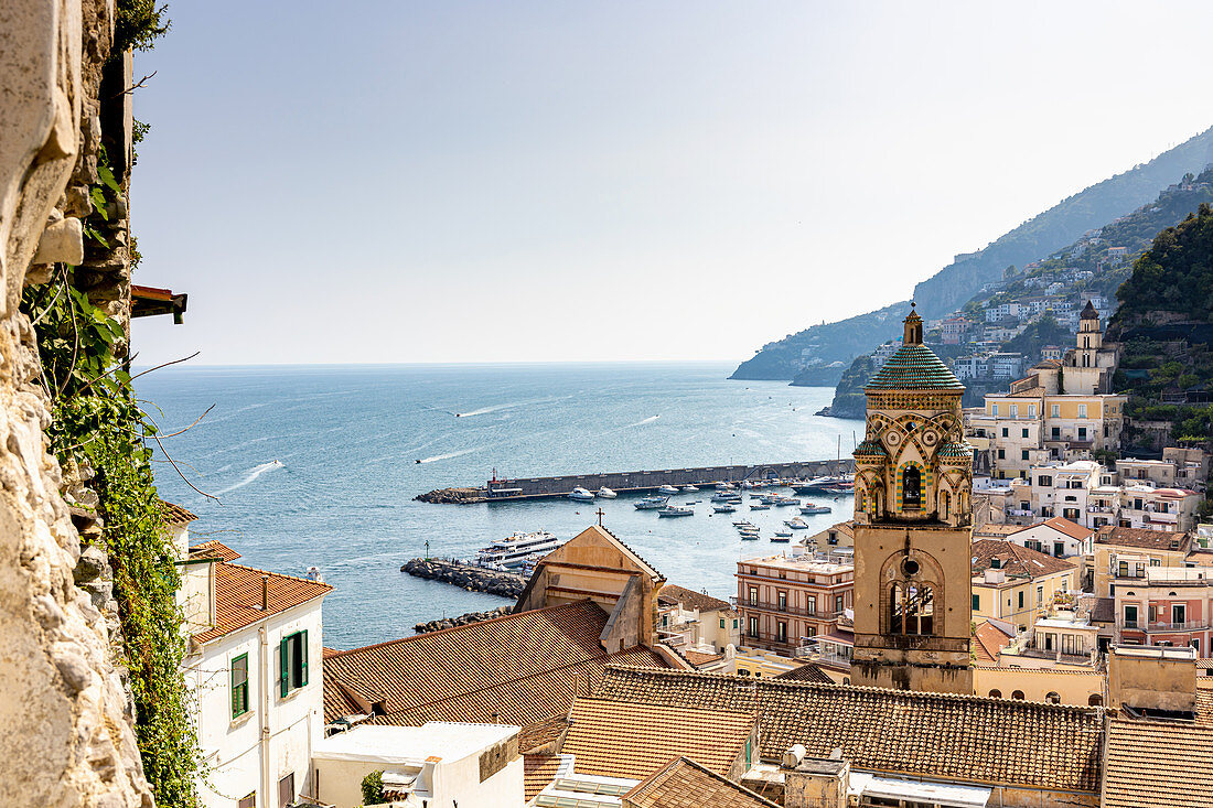 A view of Amalfi, Campania, Italy