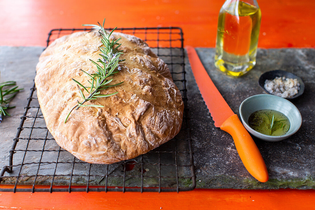 Soda bread with chickpea flour