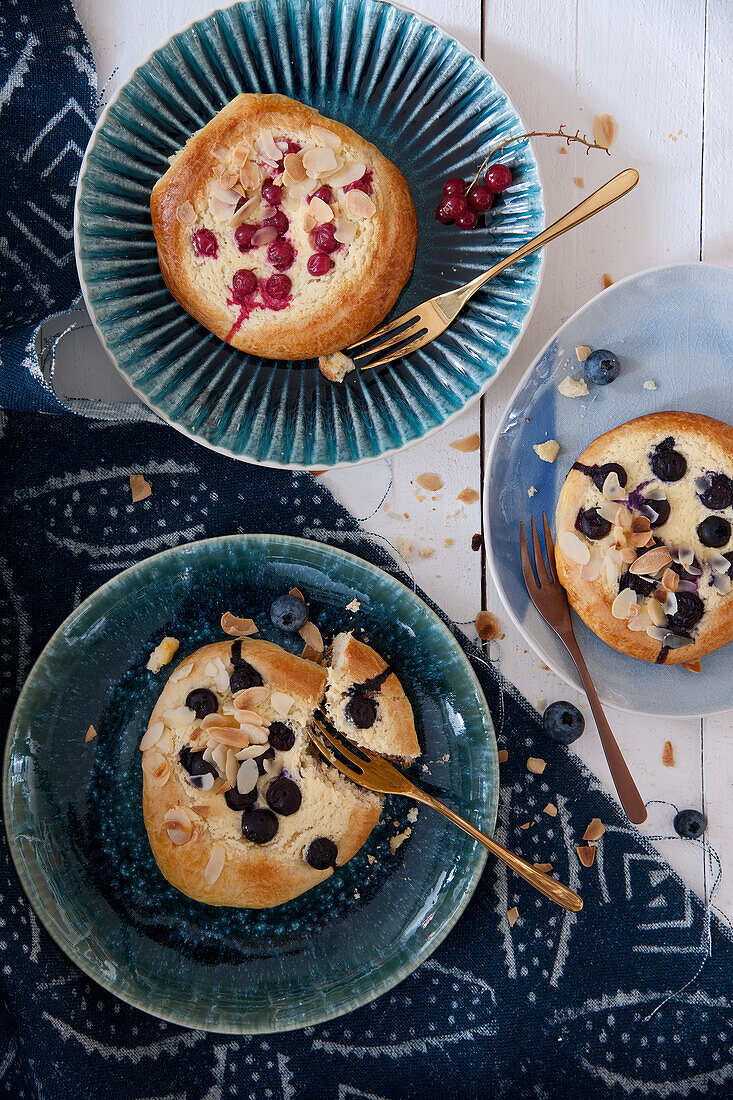 Danishes with berries