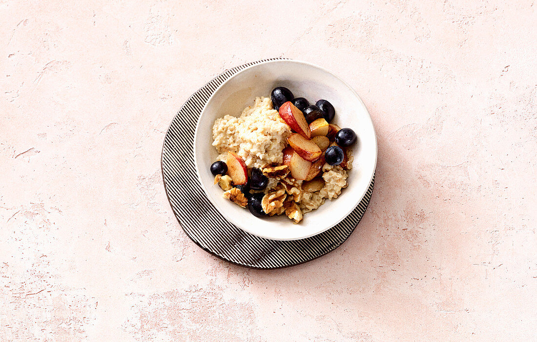 Birnen-Porridge mit Zimt