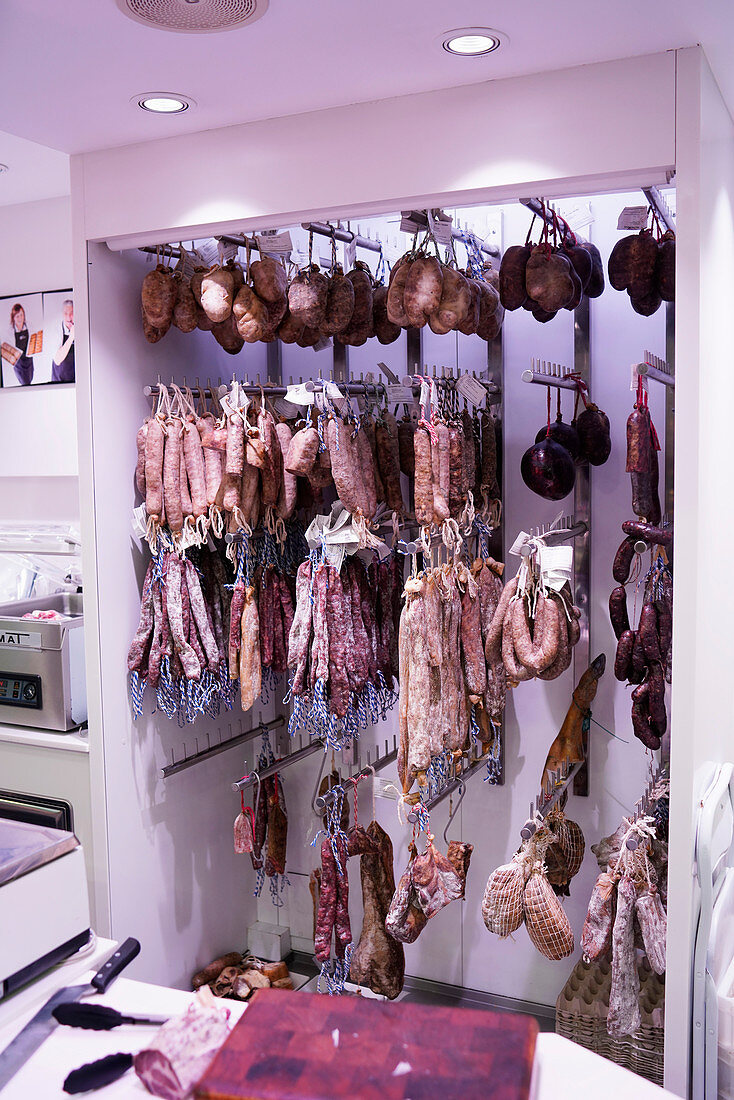 A butcher's in Catalonia, Spain
