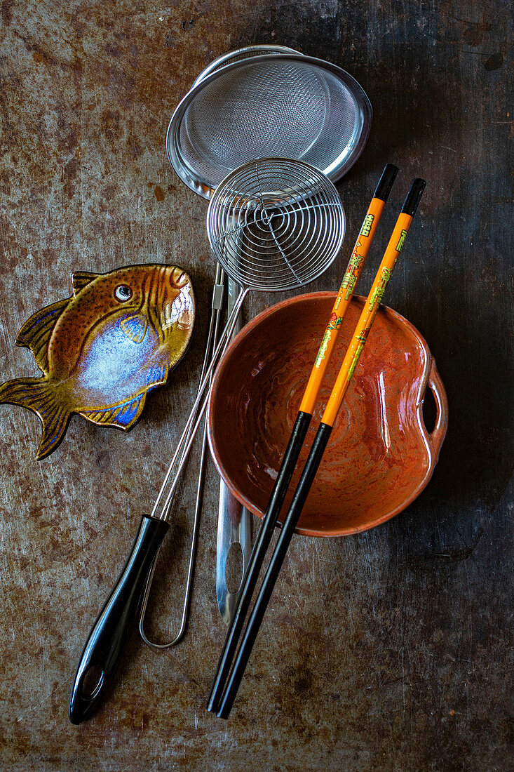 Asian kitchen utensils