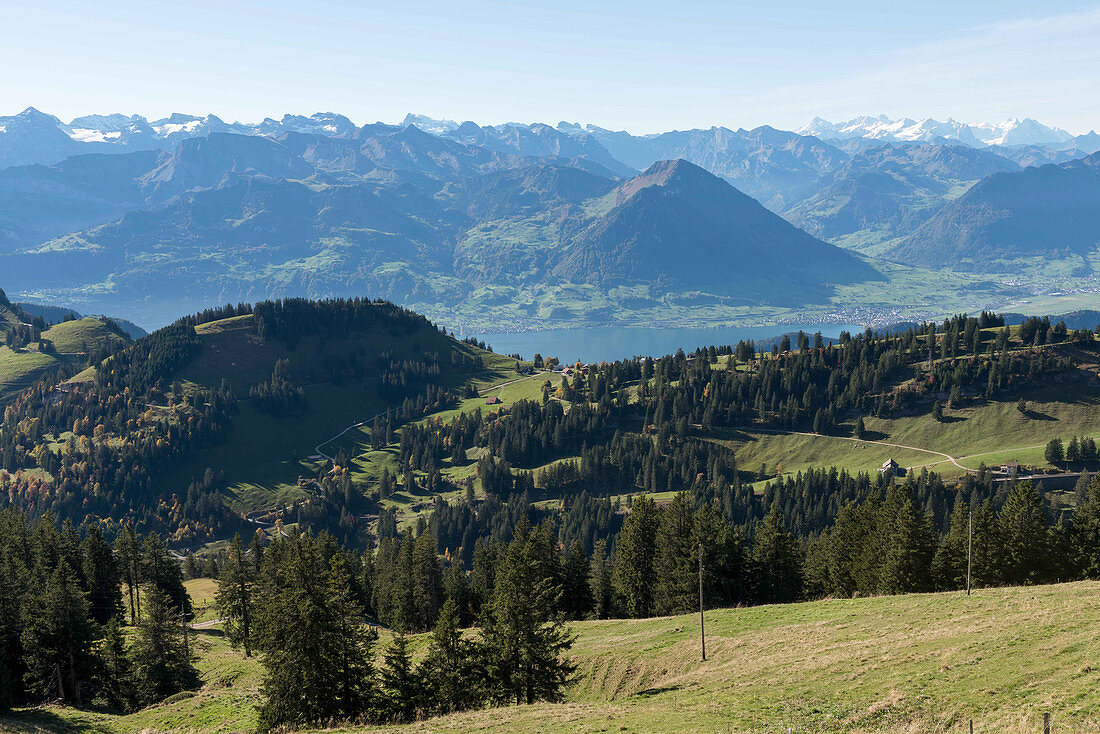 A mountain panorama, Lucerne, Switzerland