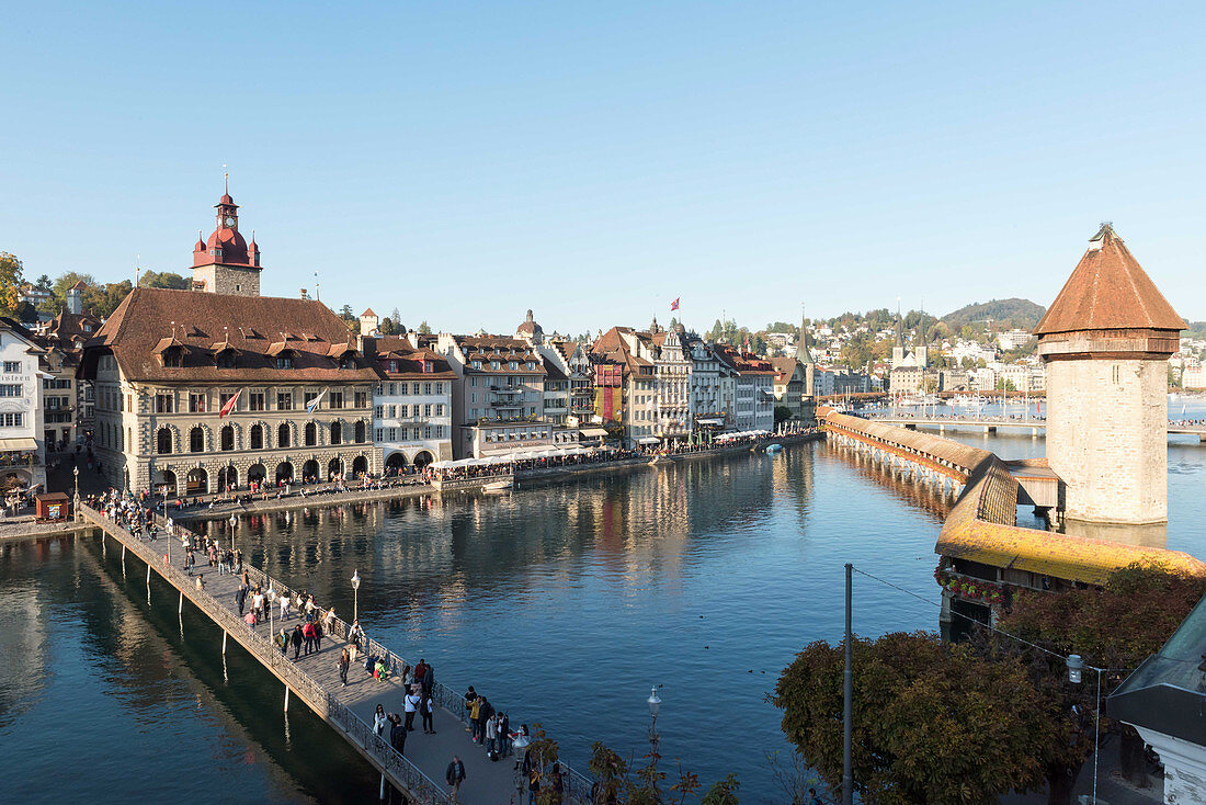 Brücken in Luzern, Kanton Luzern, Schweiz