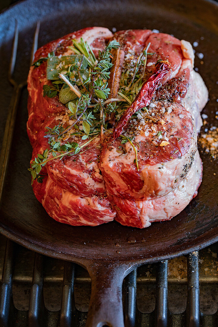 Chuck roast with spices