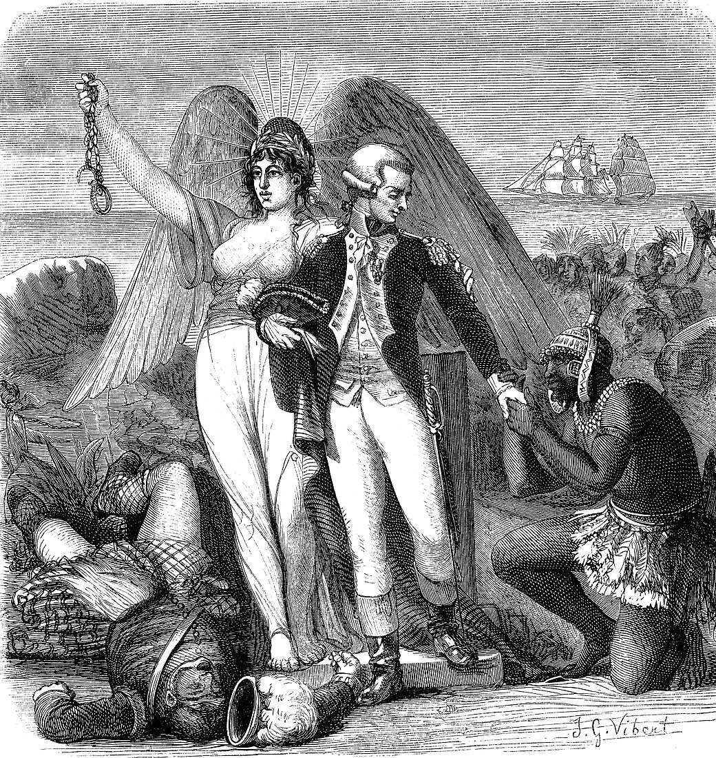 Marquis de Lafayette, French General, in America
