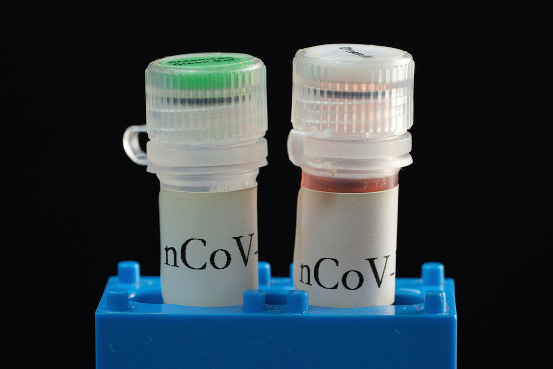 PCR test for covid-19 infection, conceptual image