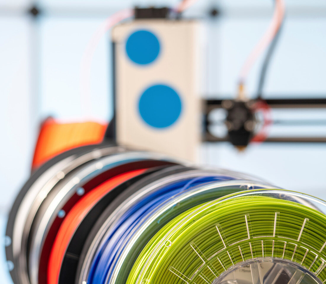 Plastic filaments for 3D printing